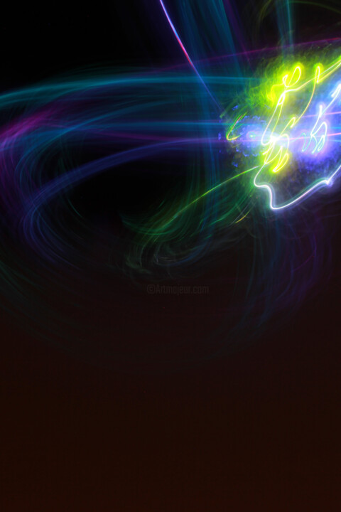 Photography titled "BYP2" by Alena Volkava, Original Artwork, Light Painting
