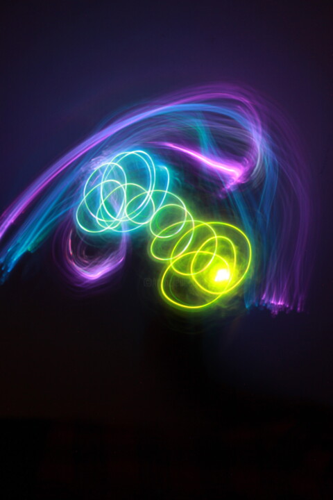 Photography titled "BYP3" by Alena Volkava, Original Artwork, Light Painting