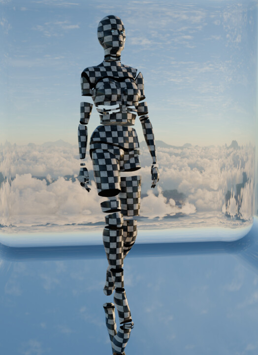 数字艺术 标题为“Surrealism of fashi…” 由Alena Volkava, 原创艺术品, 三维建模