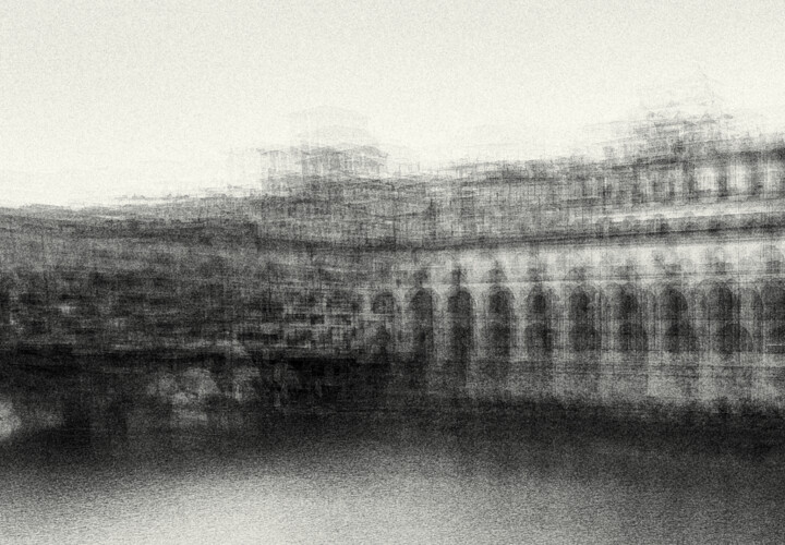 Photographie intitulée "Palimpseste, Firenze" par Aleph Uteza Lysimaque, Œuvre d'art originale, Photographie numérique