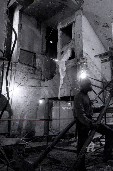 Fotografie mit dem Titel "Rénovation du Louvr…" von Alepph.K, Original-Kunstwerk