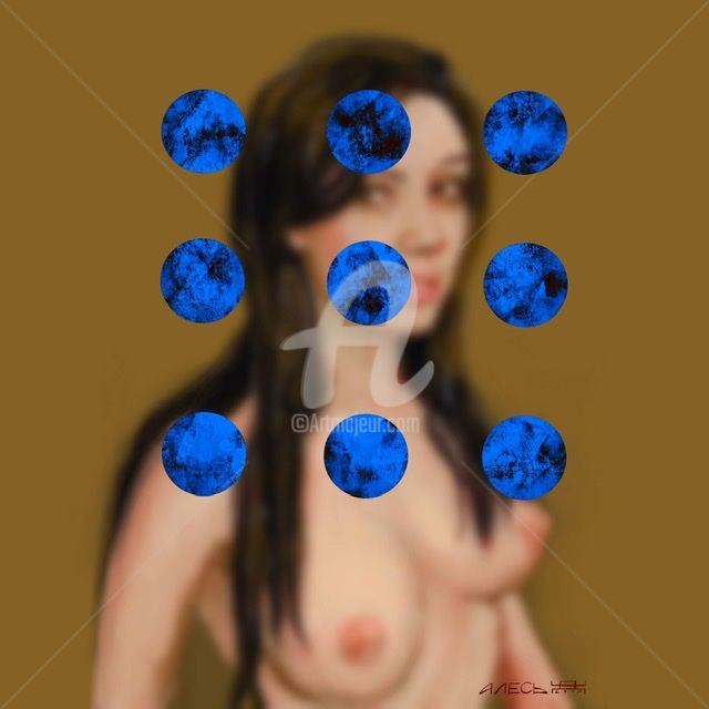 Arts numériques intitulée "Women" par Ales Dolbnya, Œuvre d'art originale, Peinture numérique
