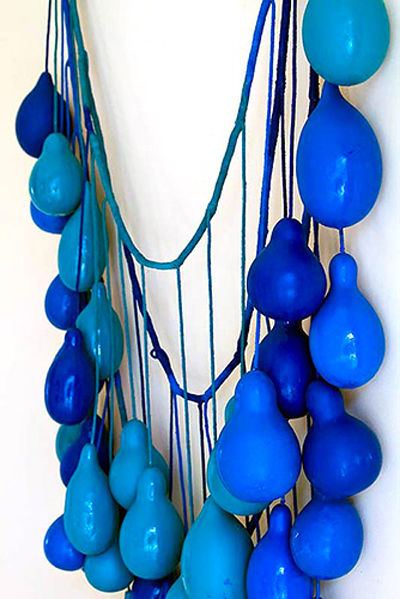 Escultura titulada "azul detalhe-003.jpg" por Alessandra Mastrogiovanni, Obra de arte original