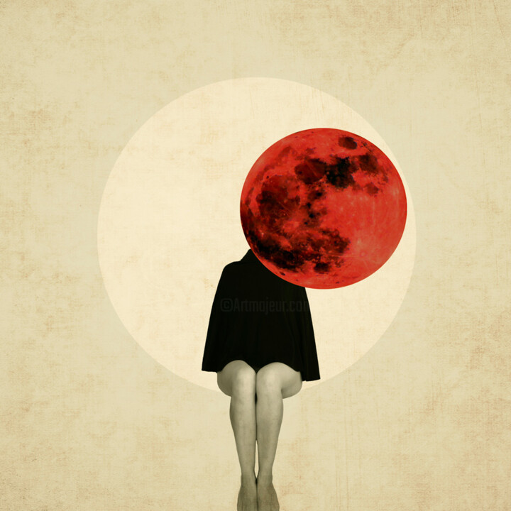 Photography titled "Waiting for the red…" by Alessandra Favetto, Original Artwork, Manipulated Photography