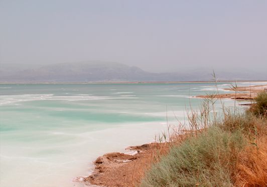 Fotografía titulada "Dead Sea Healing Wa…" por Alessandra Garcia, Obra de arte original, Fotografía analógica