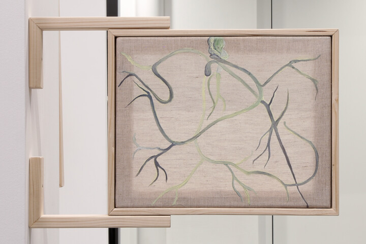 Peinture intitulée "Radici Nude" par Alessandra La Marca, Œuvre d'art originale, Huile Monté sur Panneau de bois