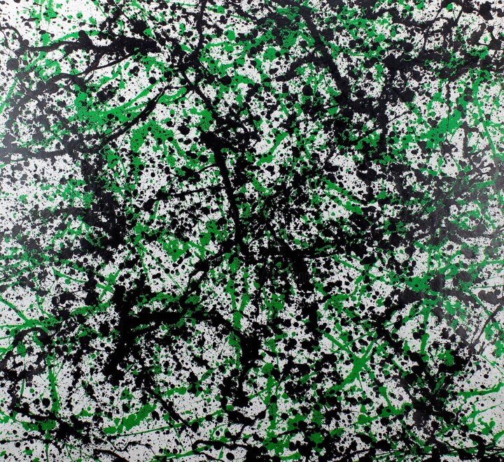 Malarstwo zatytułowany „green” autorstwa Alessandro Butera, Oryginalna praca, Akryl