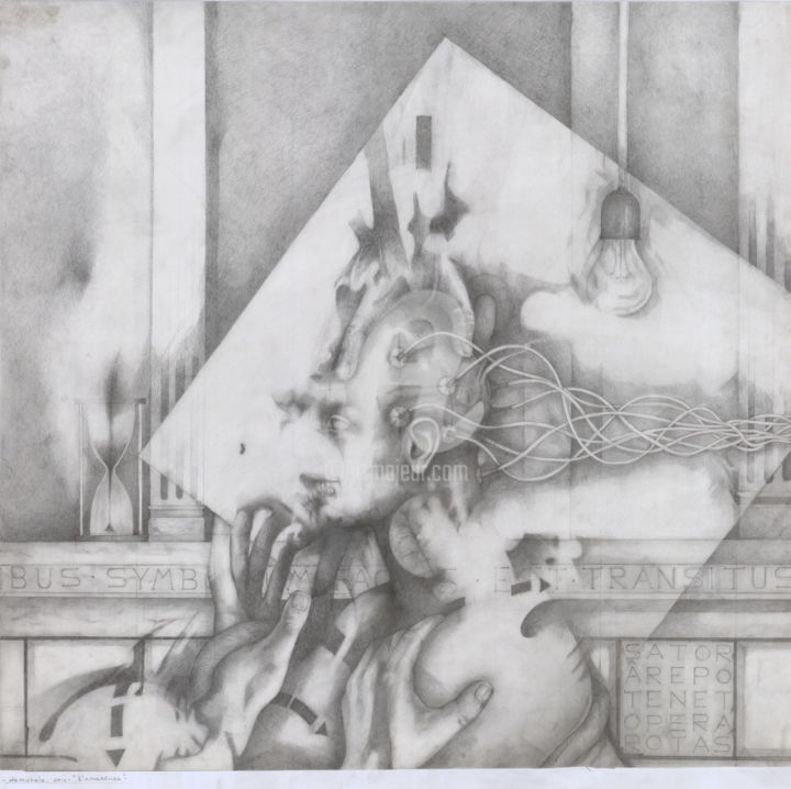 Disegno intitolato "alessadro-de-michel…" da Alessandro De Michele, Opera d'arte originale, Matita