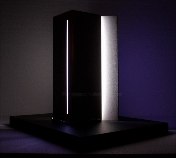 Sculpture intitulée "light sculpture" par Alessandro Butera, Œuvre d'art originale, Acrylique