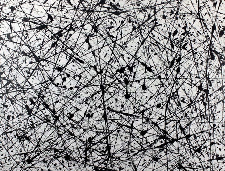 Peinture intitulée "black and white" par Alessandro Butera, Œuvre d'art originale, Acrylique