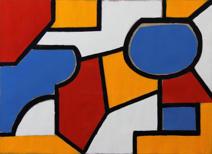 Malerei mit dem Titel "geometries 2" von Alessandro Butera, Original-Kunstwerk, Acryl