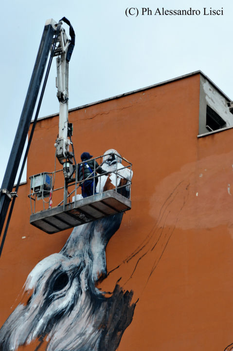 Fotografie mit dem Titel "Street Art. Murales…" von Alessandro Lisci, Original-Kunstwerk
