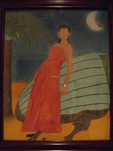 Peinture intitulée "Escarabajo Nocturno" par Alessia Martinez Jimenez, Œuvre d'art originale