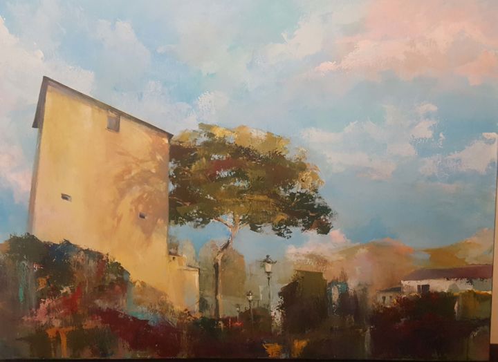 Pittura intitolato "Нерви" da Олеся Лысенко, Opera d'arte originale,