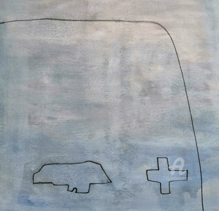 Pintura titulada "Vite perdute (Stecc…" por Alessio Brugnoli, Obra de arte original, Acrílico Montado en Bastidor de camilla…