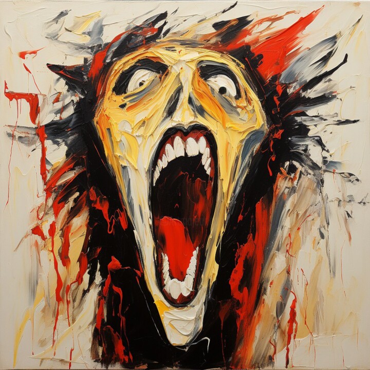 Digital Arts titled "horror" by Alex, Original Artwork, Digital Painting