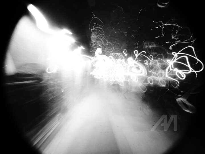 Photography titled "The Angel" by Alex Buzunov, Original Artwork, Light Painting