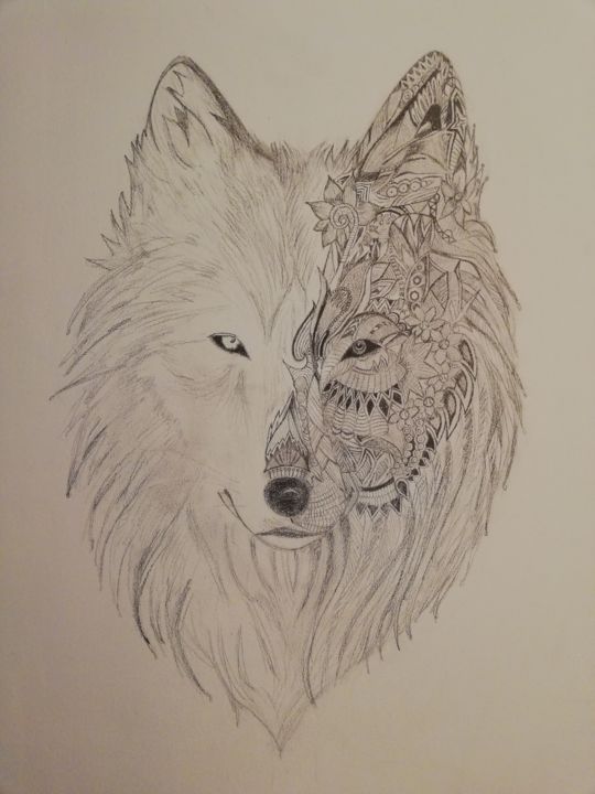 Wolf Zeichnungen Von Alex Artmajeur