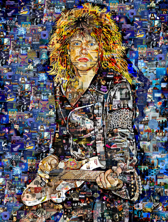 Digitale Kunst mit dem Titel "Art Collage Poster…" von Alex Loskutov, Original-Kunstwerk, Collagen