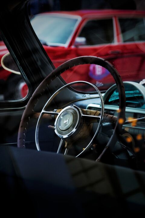 Fotografía titulada "Vintage cars" por Alexander Kolonsky, Obra de arte original, Fotografía digital