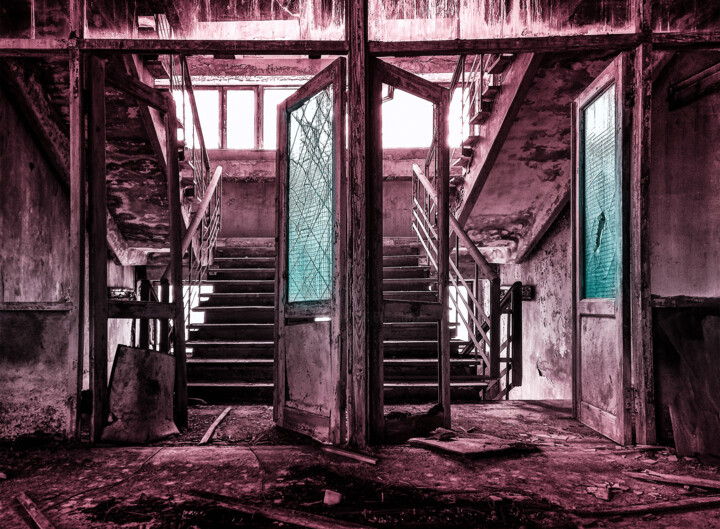 Photography titled "School in Pripyat" by Alexander Mats, Original Artwork, Non Manipulated Photography