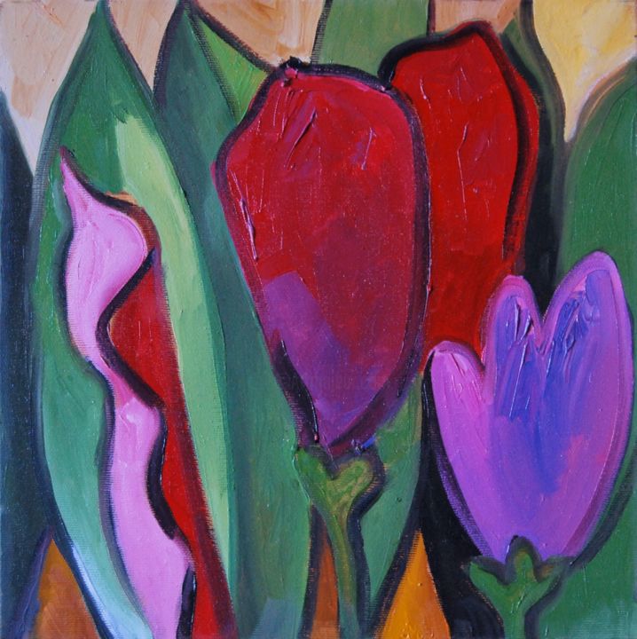 Gravures & estampes intitulée "tulipani dsc-0109.j…" par Alexander Luigi Di Meglio, Œuvre d'art originale, Autre