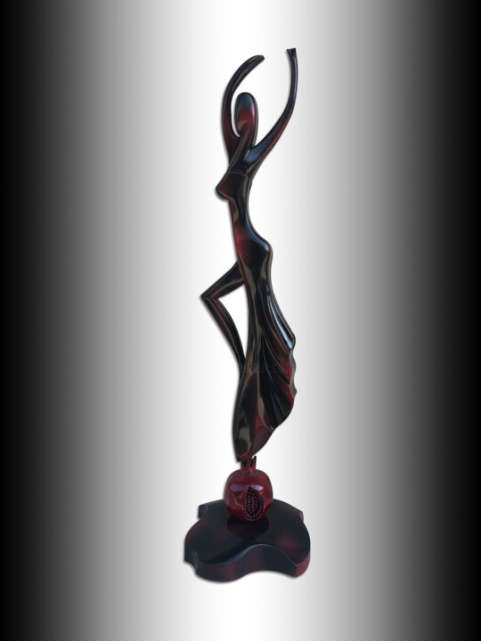 Скульптура под названием "Spanish dance" - Alexander Shkarbanenko, Подлинное произведение искусства, Дерево