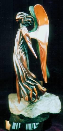 Скульптура под названием "Angel - II" - Alexander Stelmashenko, Подлинное произведение искусства