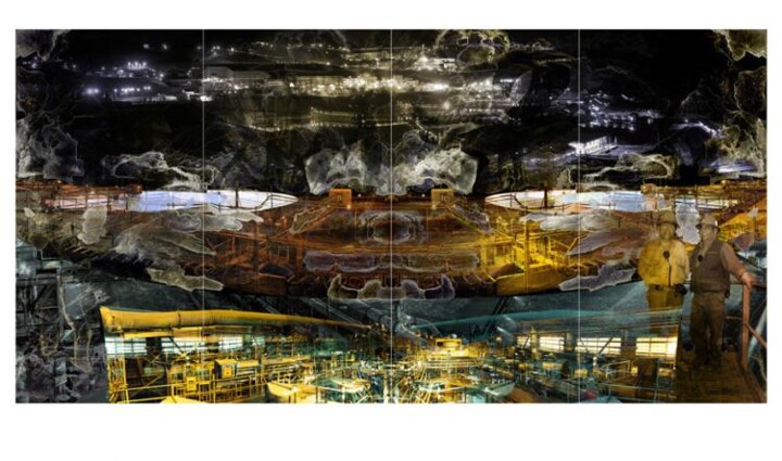 Digital Arts titled "Mural Procesos Mine…" by Alexander Sutulov, Original Artwork