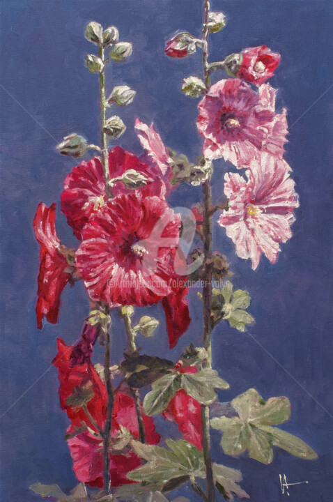 Pintura titulada "Flowers" por Alexander Volya, Obra de arte original, Oleo