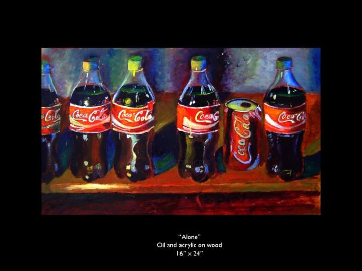 Pintura titulada "19Alone.jpg" por Alexander Ivanov, Obra de arte original