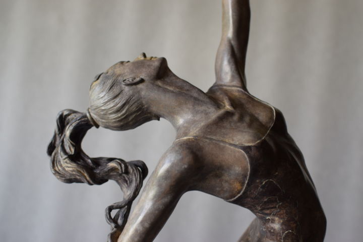 Sculpture titled "Expression" by Alexandr Karat, Original Artwork, Bronze