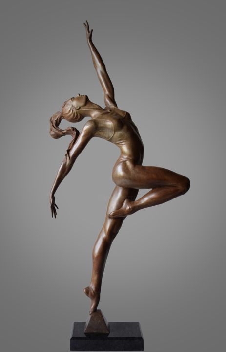 Rzeźba zatytułowany „Nika” autorstwa Alexandr Karat, Oryginalna praca, Brąz
