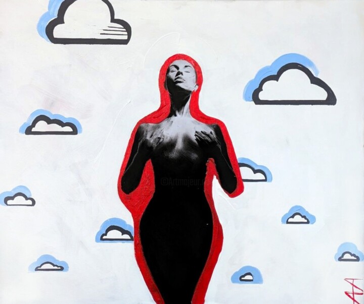 "#woman" başlıklı Tablo Alexandra Astapova tarafından, Orijinal sanat, Akrilik