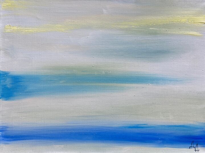 "In the sky 1. Abstr…" başlıklı Tablo Alexandra Da tarafından, Orijinal sanat, Petrol