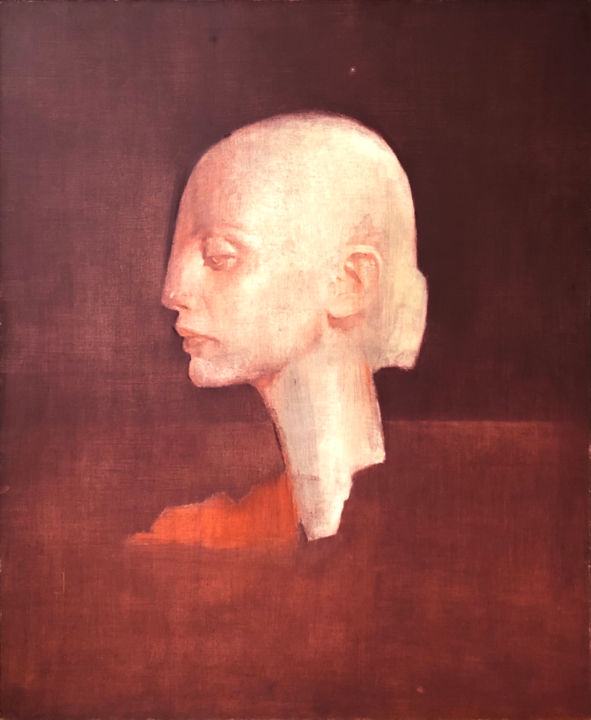 Pittura intitolato "self-assessment" da Alexandra Gav, Opera d'arte originale, Olio
