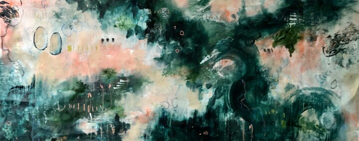 Картина под названием "Underwater - extra…" - Alexandra Jagoda, Подлинное произведение искусства, Акрил