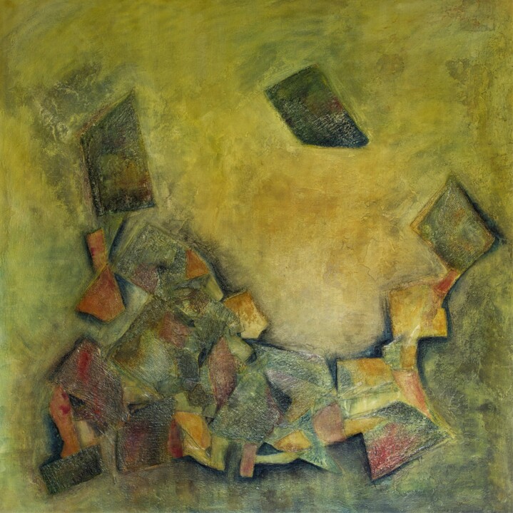 Malerei mit dem Titel "Offenbarung" von Alexandra Oestvold, Original-Kunstwerk, Acryl