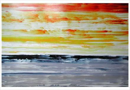 Peinture intitulée "Sans Titre - GM" par Alexandra Frémont, Œuvre d'art originale,