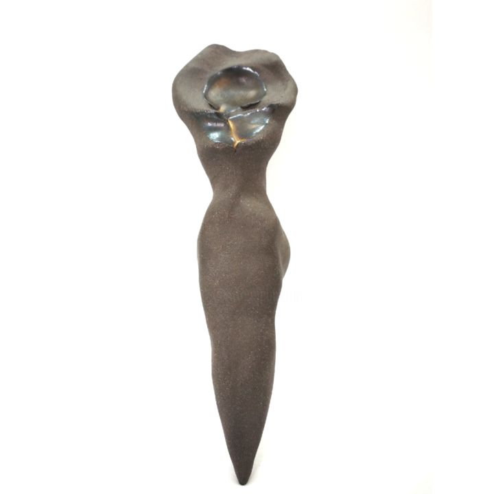 Sculpture intitulée "Skadi Slitar Goddess" par Alexandra Popa, Œuvre d'art originale, Argile