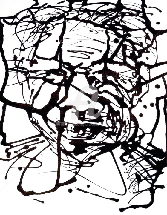 Pintura titulada "Zao Wouki" por Alexandre Lepage, Obra de arte original, Tinta