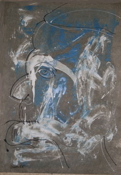 Peinture intitulée "1.jpg" par Alexandre Sacha Putov (1940-2008) Benezi, Œuvre d'art originale