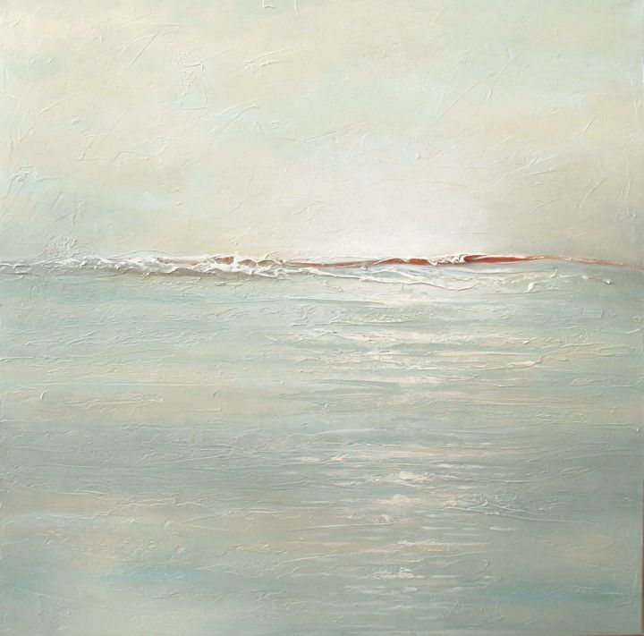 Malerei mit dem Titel "ÉTÉ 06h38" von Alexandre Bois, Original-Kunstwerk