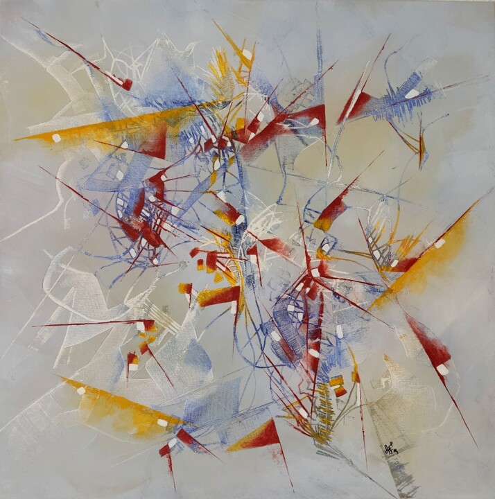Peinture intitulée "Aerial View" par Alex Furio, Œuvre d'art originale, Acrylique