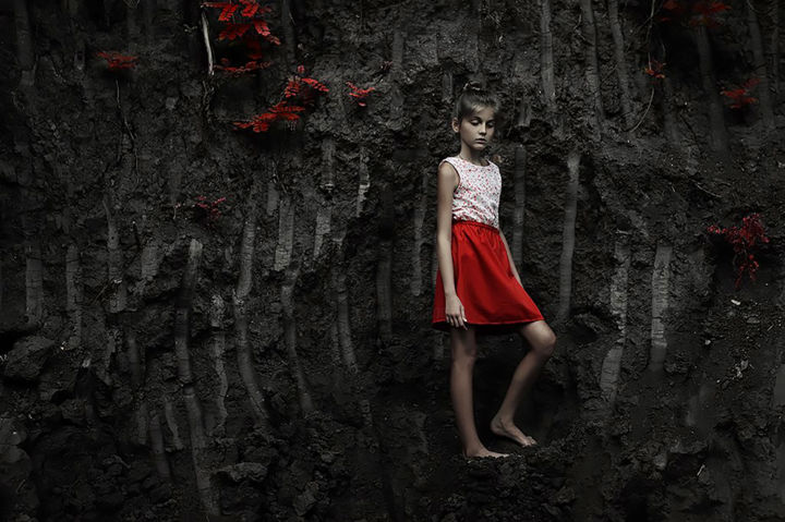 Photography titled "Young fearless girl…" by Alex Grear, Original Artwork, Digital Photography