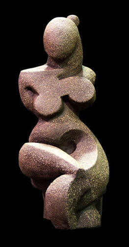 Sculpture titled "queen of chess / re…" by Alex Hary, Original Artwork, Ceramics
