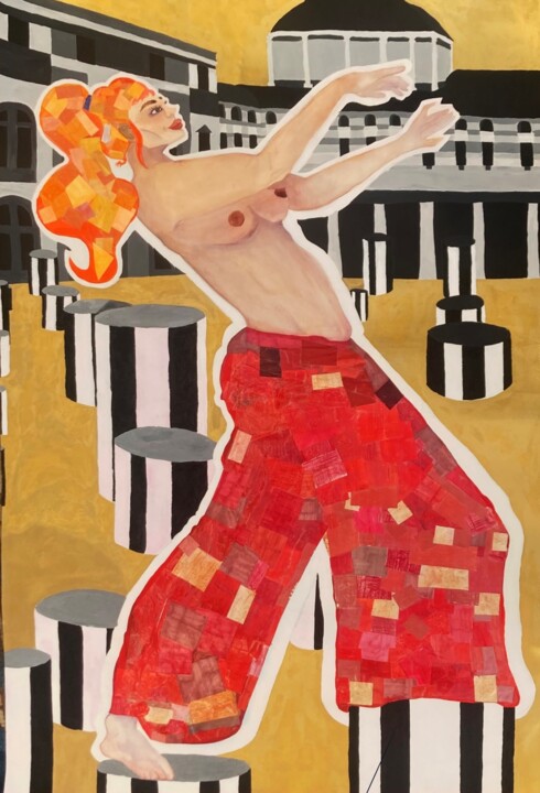 Peinture intitulée "La danseuse" par Alexiane Sedilot (Alexiane), Œuvre d'art originale, Acrylique