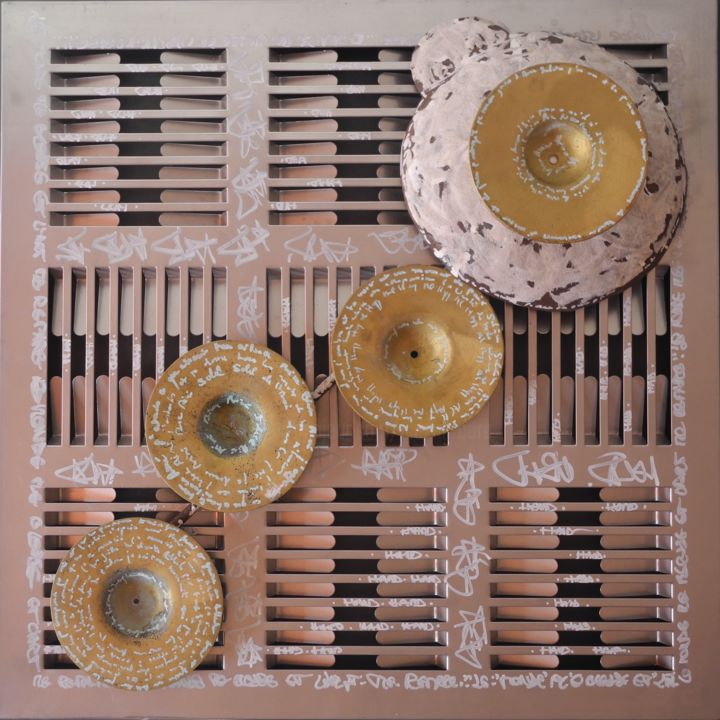 Design intitulée "RESONANCES" par Alexia Traore, Œuvre d'art originale, Collages