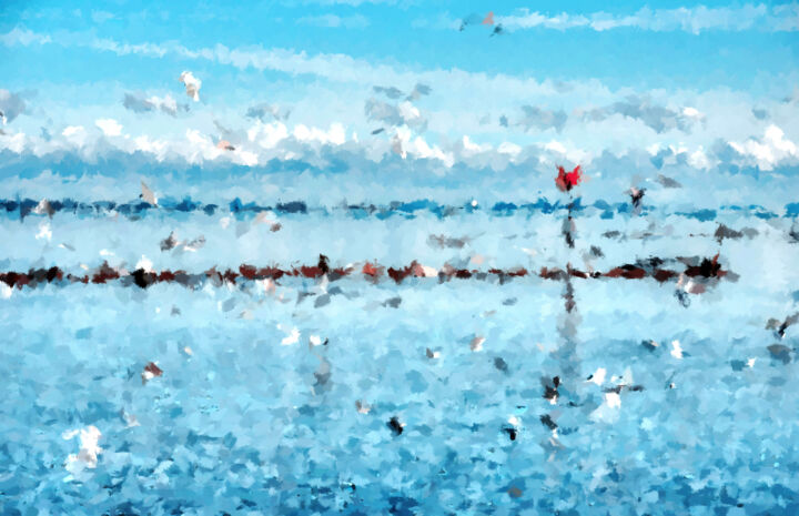 Цифровое искусство под названием "Sea Breeze" - Alex Mir, Подлинное произведение искусства, Цифровая живопись