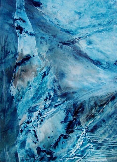 Peinture intitulée "Diptyque Passages1" par Alex'Sandra, Œuvre d'art originale,